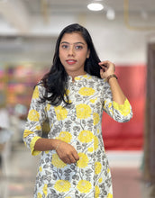 Floral Printed Mul Cotton Kurta | SJL142