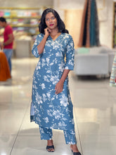 Digital Printed Cotton Kurta Top & Bottom | MSN103