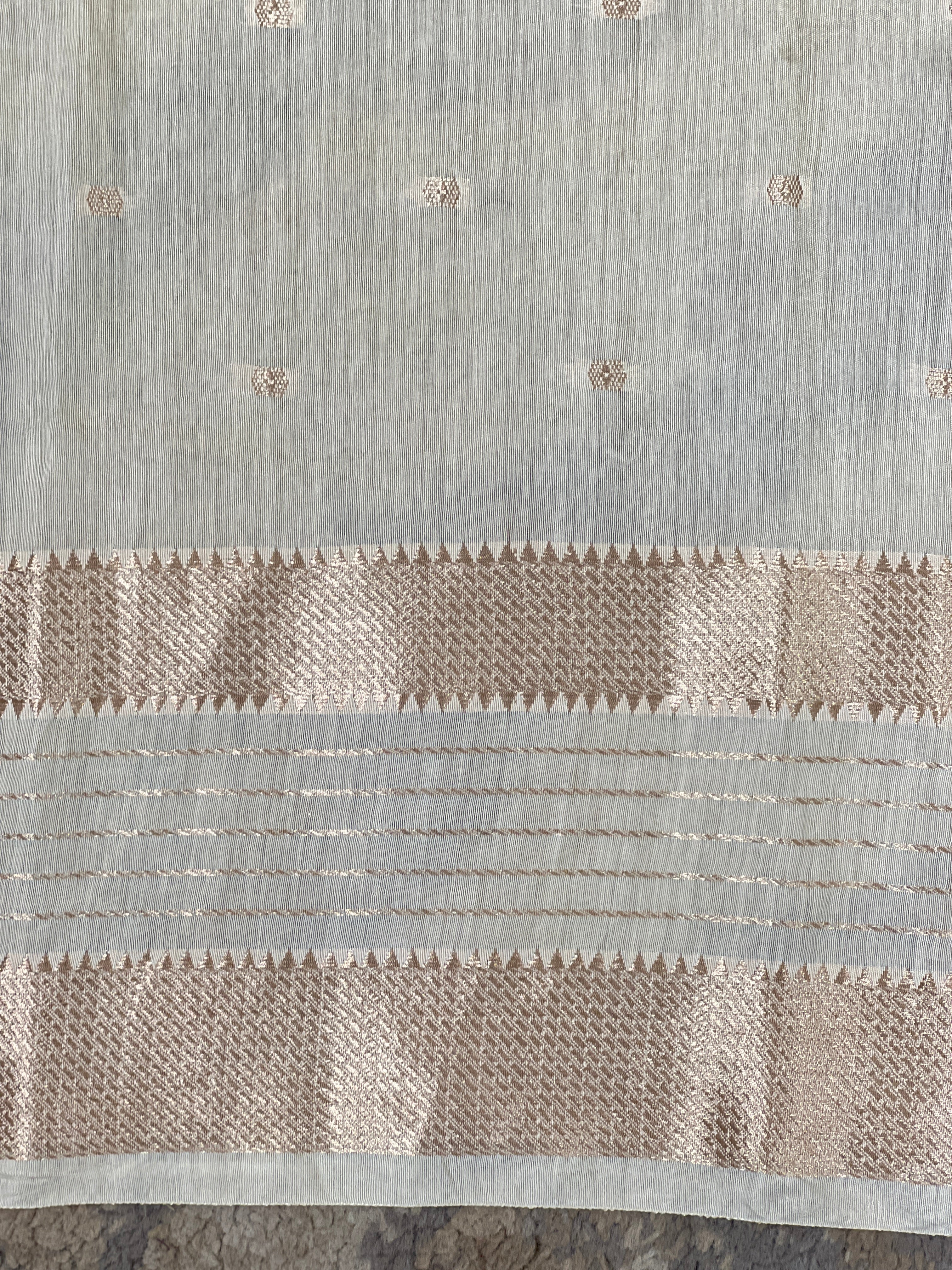 Rettapet Border Pattern Semi Chanderi Saree | YNG1518