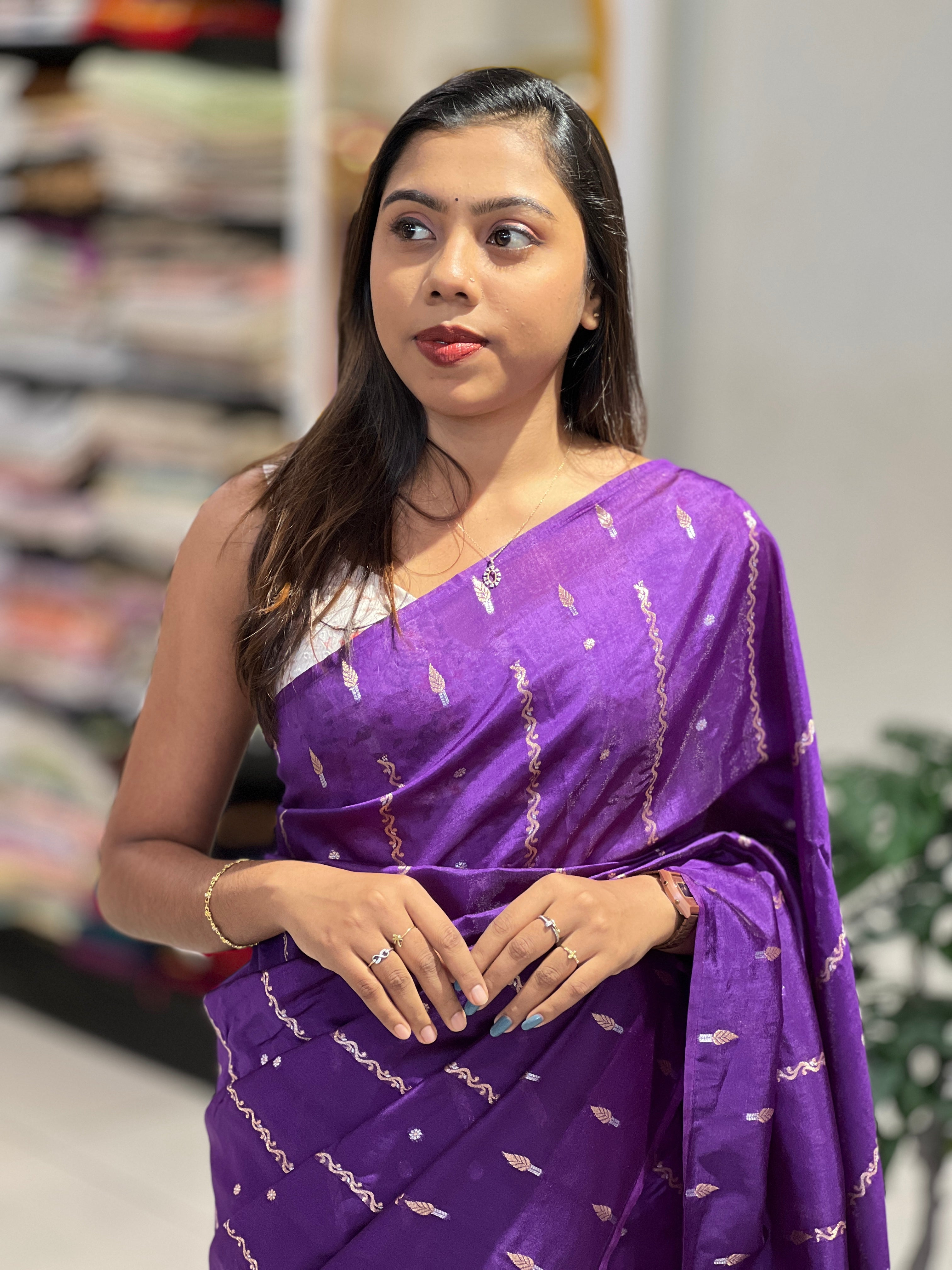 Zari Woven Semi Silk Saree | NN465