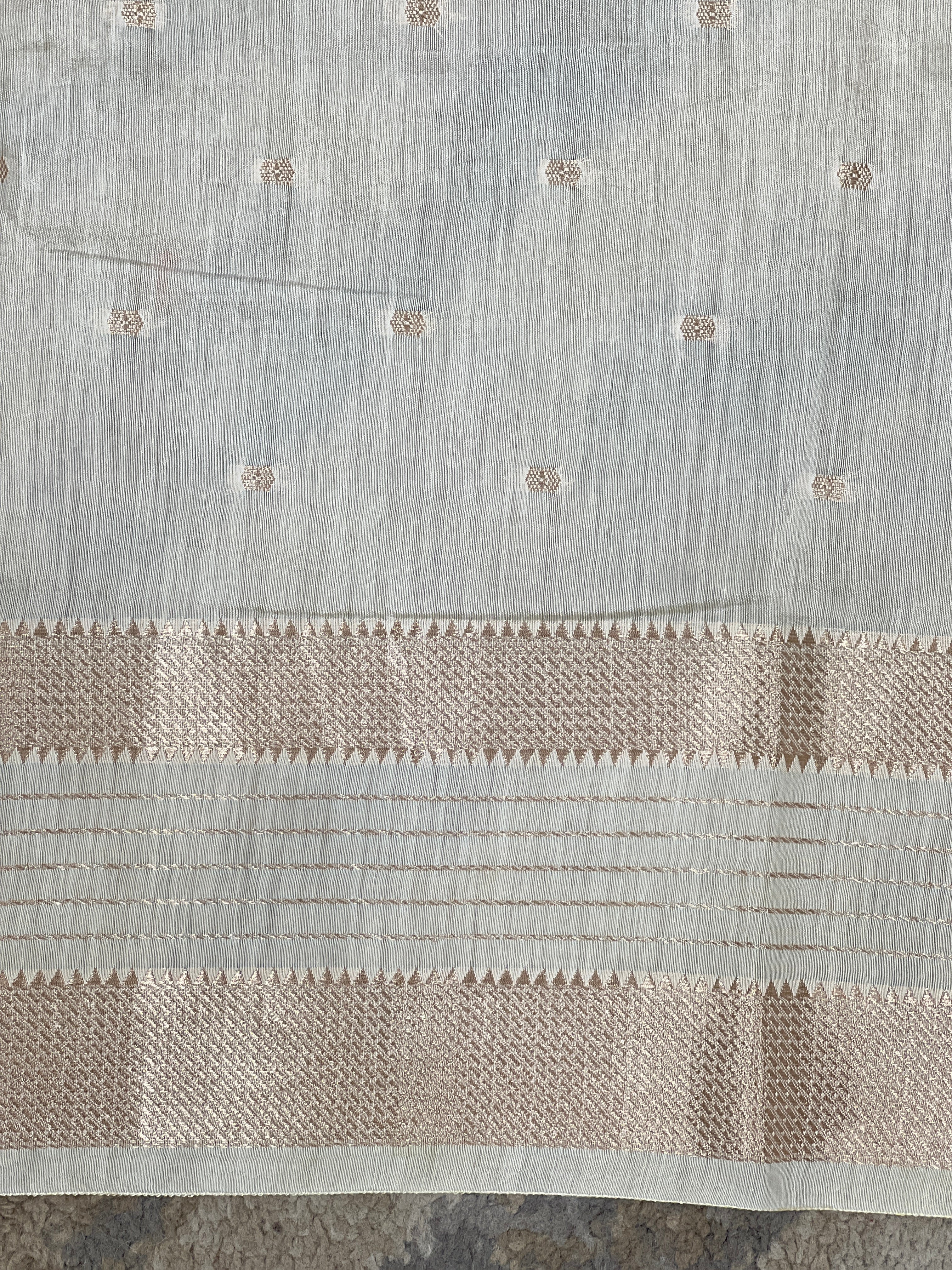 Rettapet Border Pattern Semi Chanderi Saree  | YNG1507