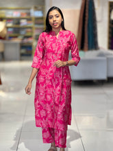 Floral Printed Rayon Kurta Top & Bottom | MSN107