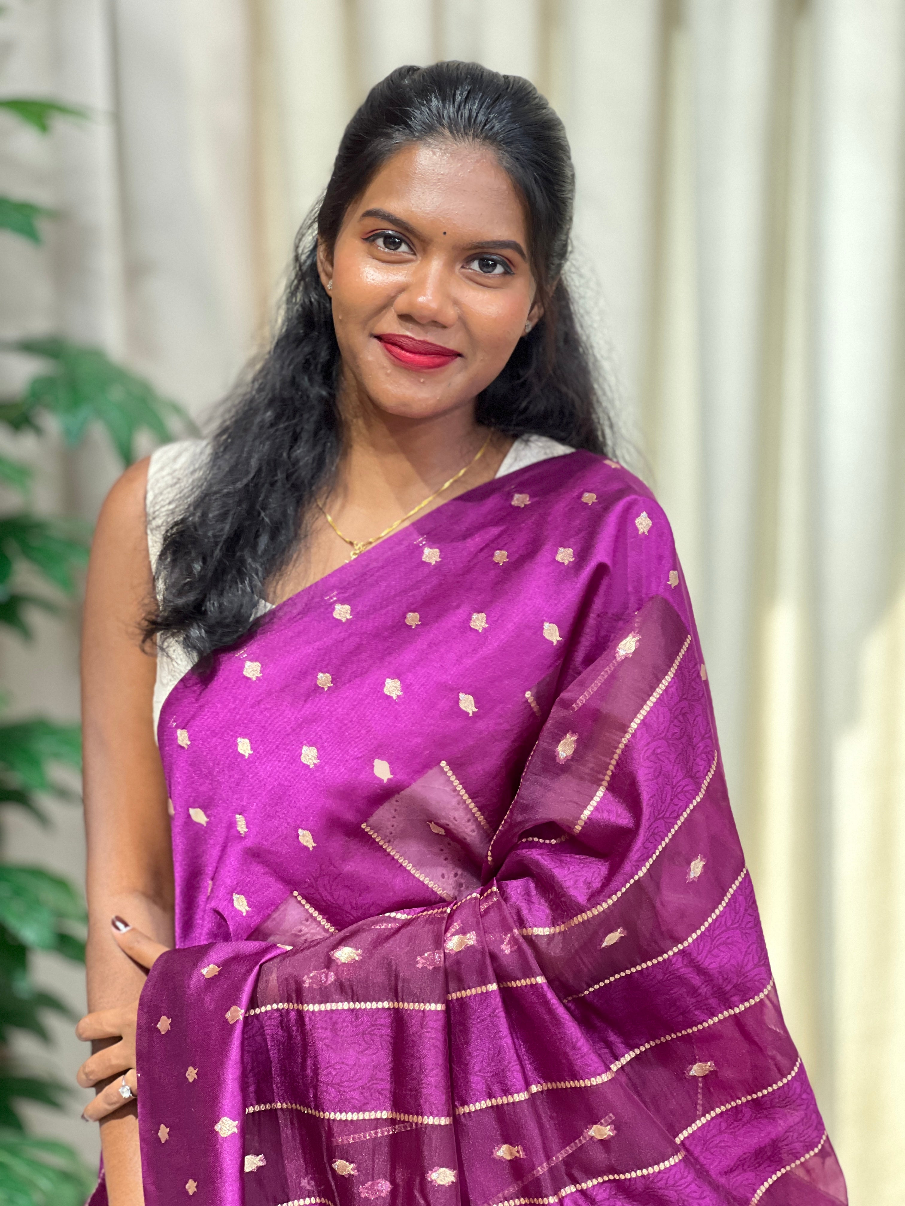 Banarasi Woven Semi Silk Saree | NN467