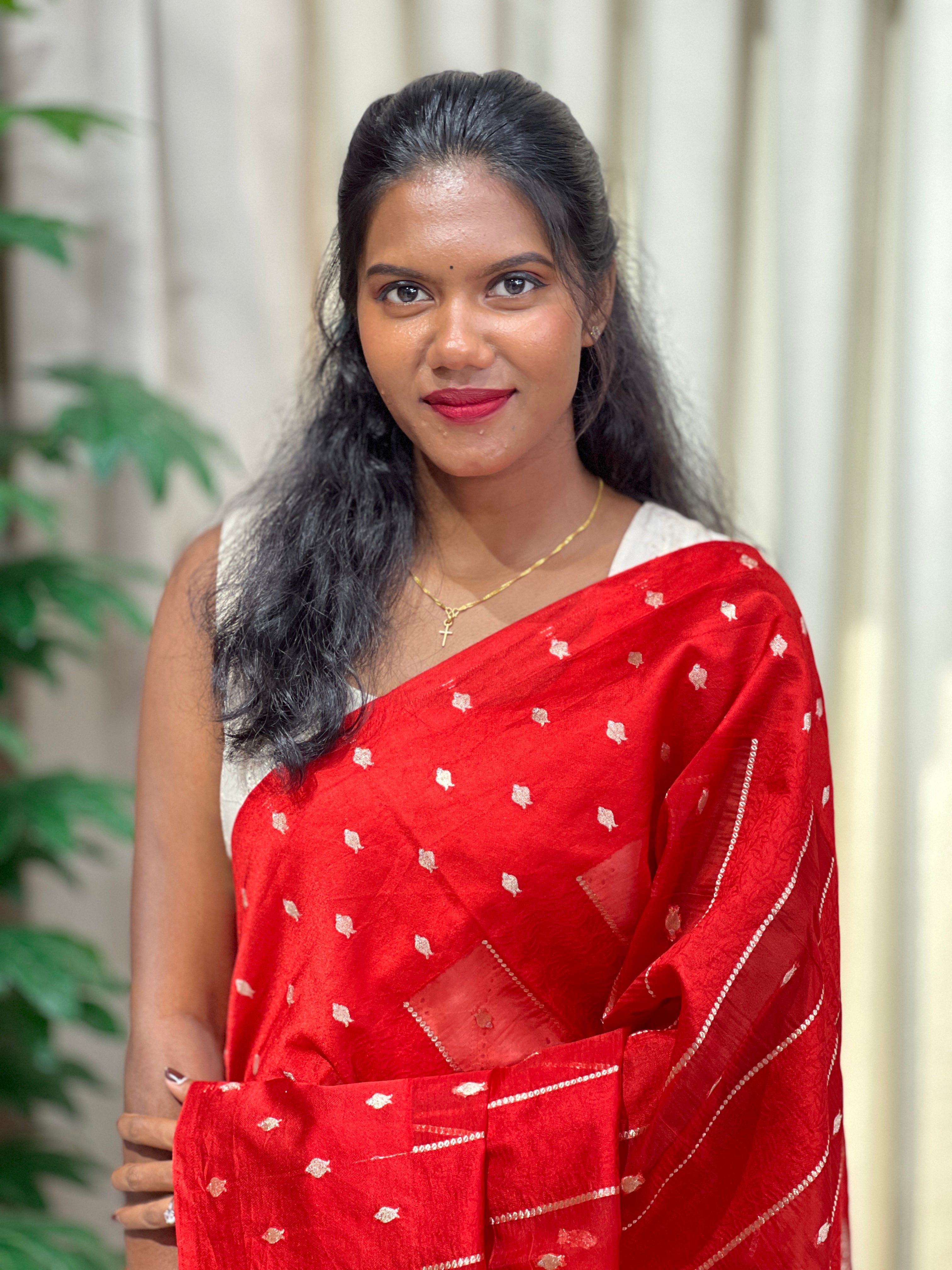 Banarasi Woven Semi Silk Saree | NN469