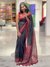 Bandhani Inspired Print Designed Chanderi Finish Saree | SSN117