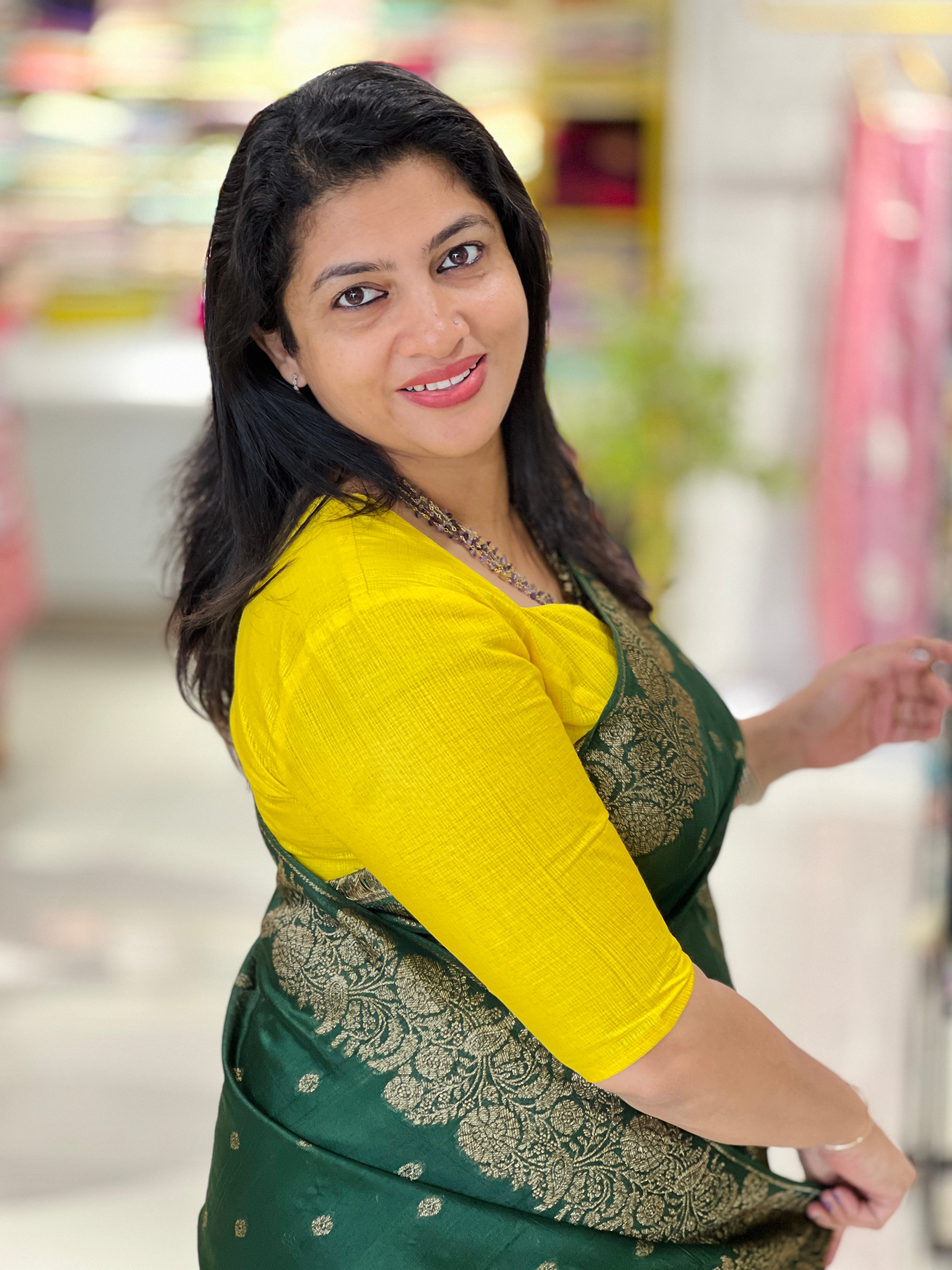 Banarasi Weaving Patterned Semi Tussar Saree |YNG1251