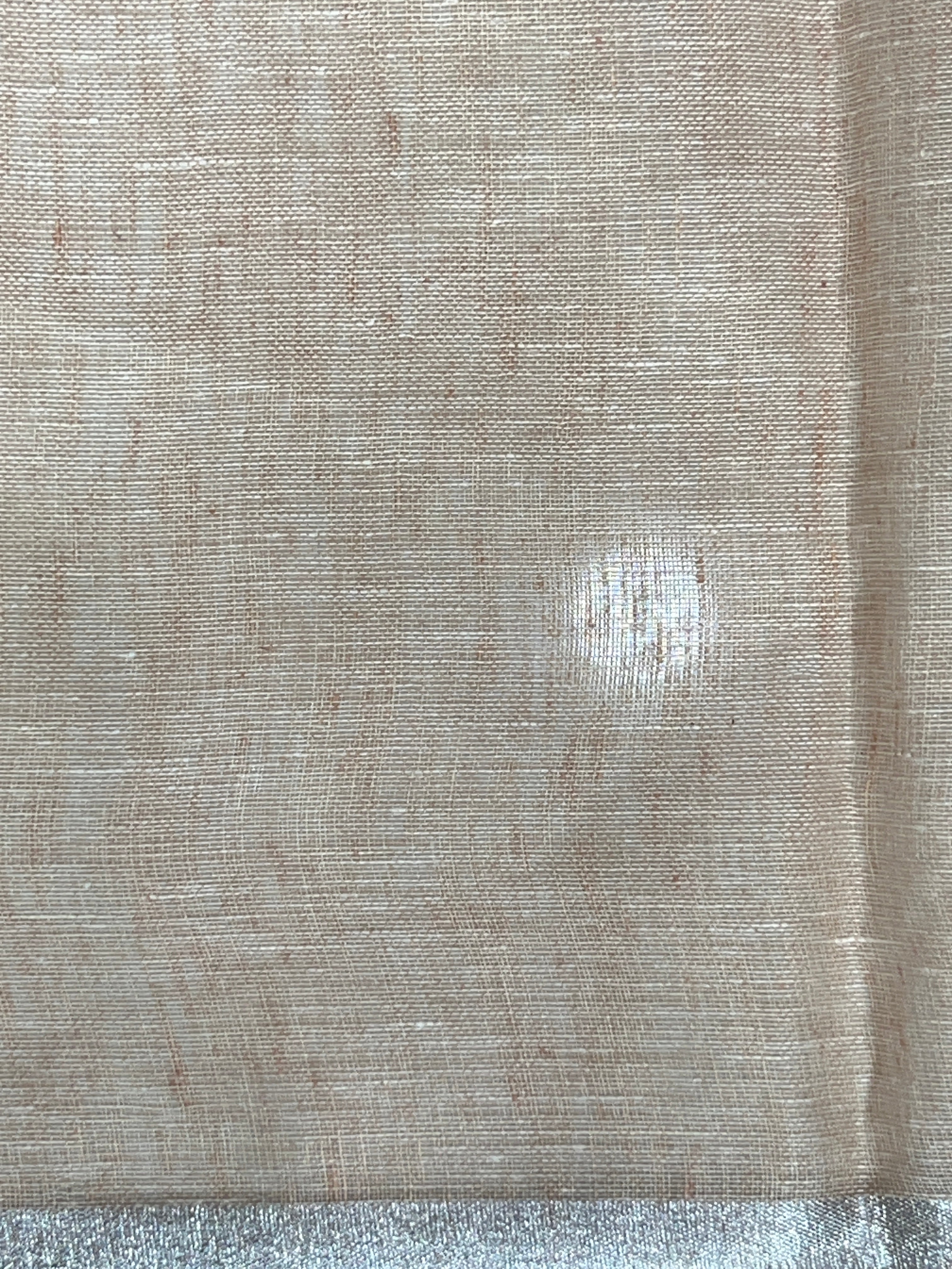 Thread Stripes Detailed Semi Linen Saree | EVA115