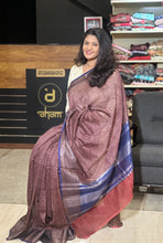 Block Printed Pattern Chanderi Saree | SMC107