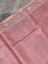 Machine Embroidered Soft Desi Tussar Saree | RGD471