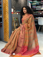 Zigzag Pattern Printed  Chanderi Saree | RGD171