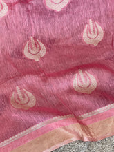 Banarasi Patterned Silk Linen Saree | RGD361