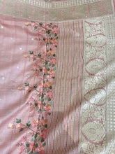 Embroidery Detailed Desi Tussar Saree | RGD315