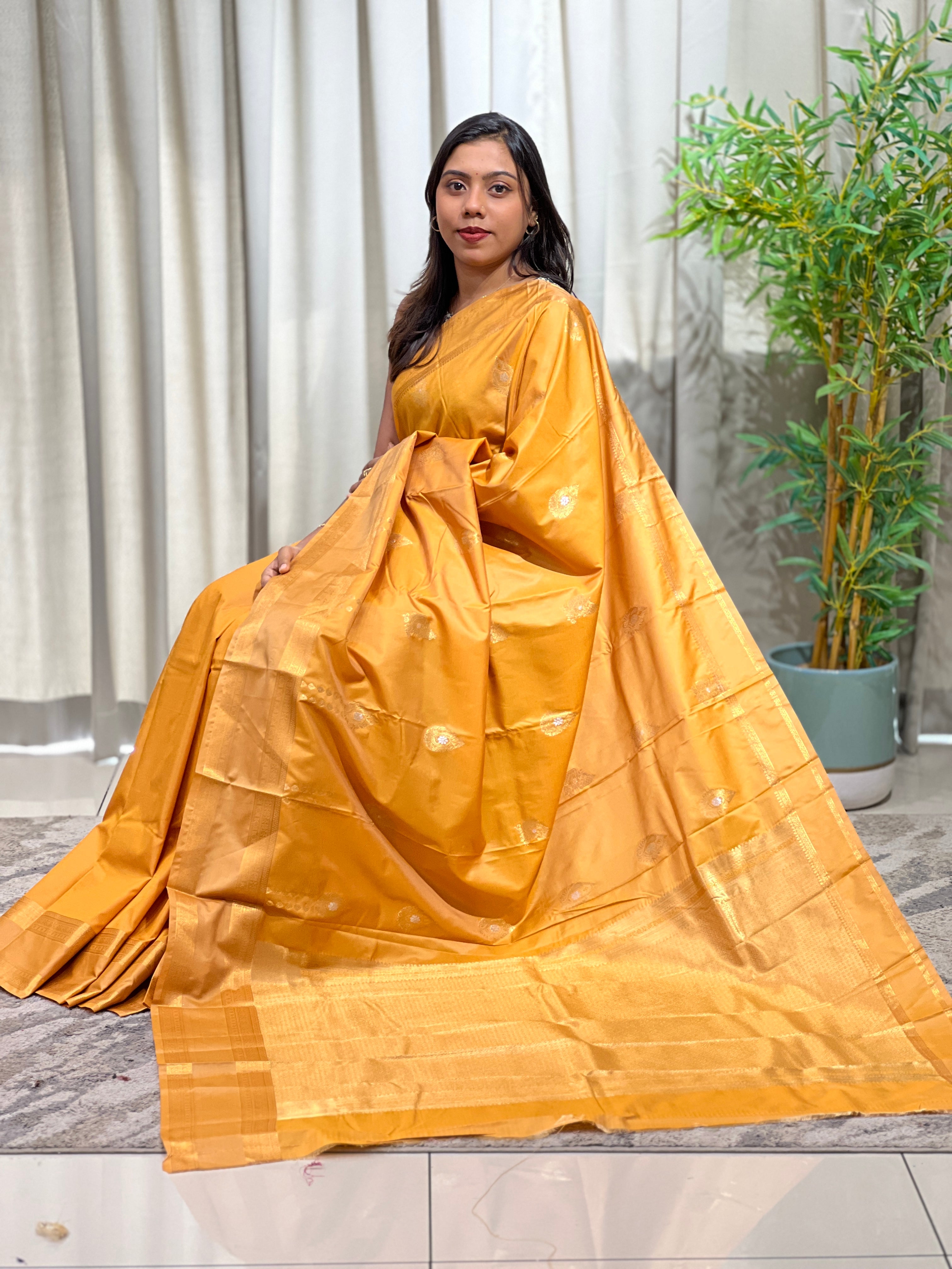 Rettapet Pattern Semi Silk Saree | GAS127