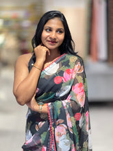 Floral Printed Pattern Georgette Saree | HT152