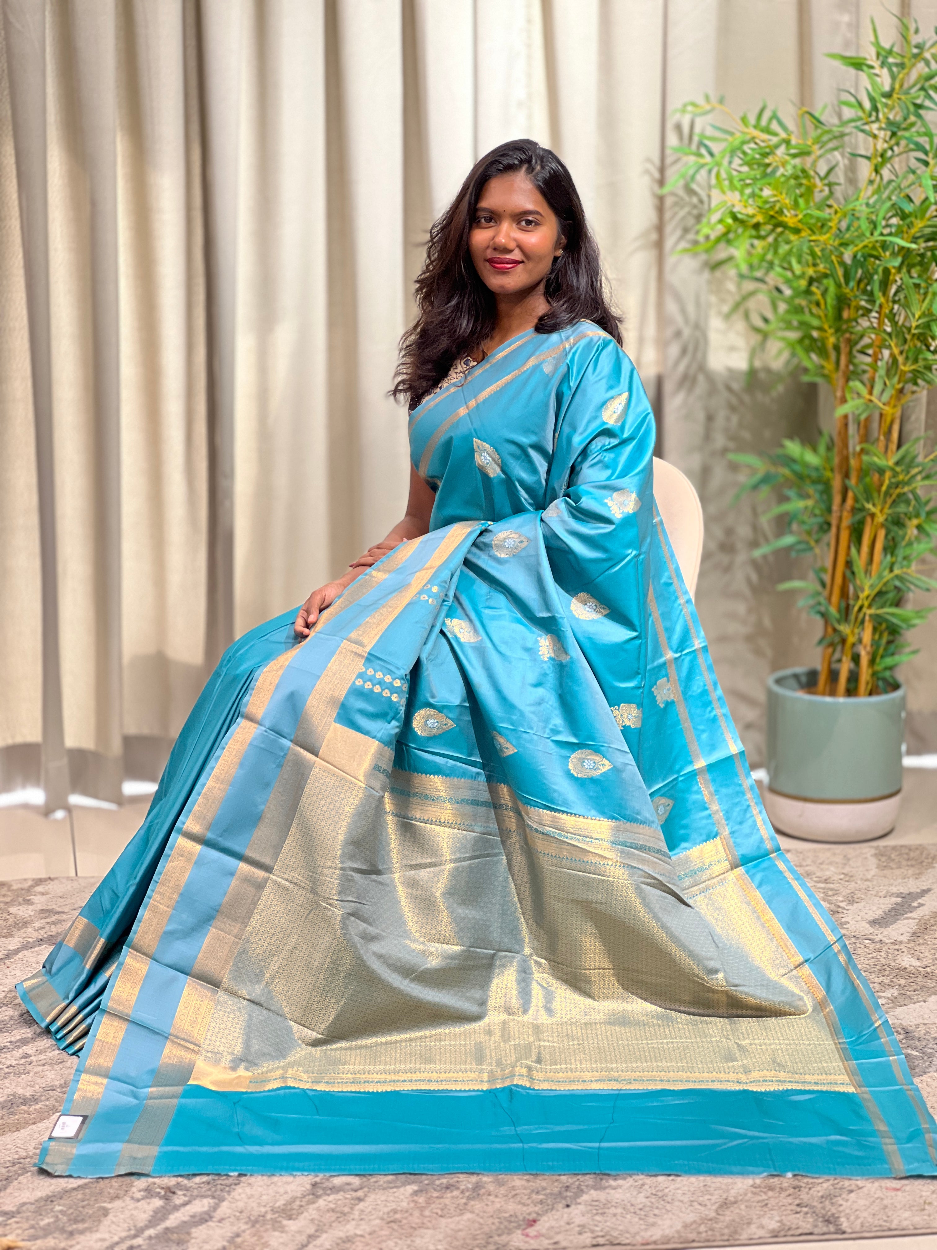 Rettapet Pattern Semi Silk Saree | GAS126