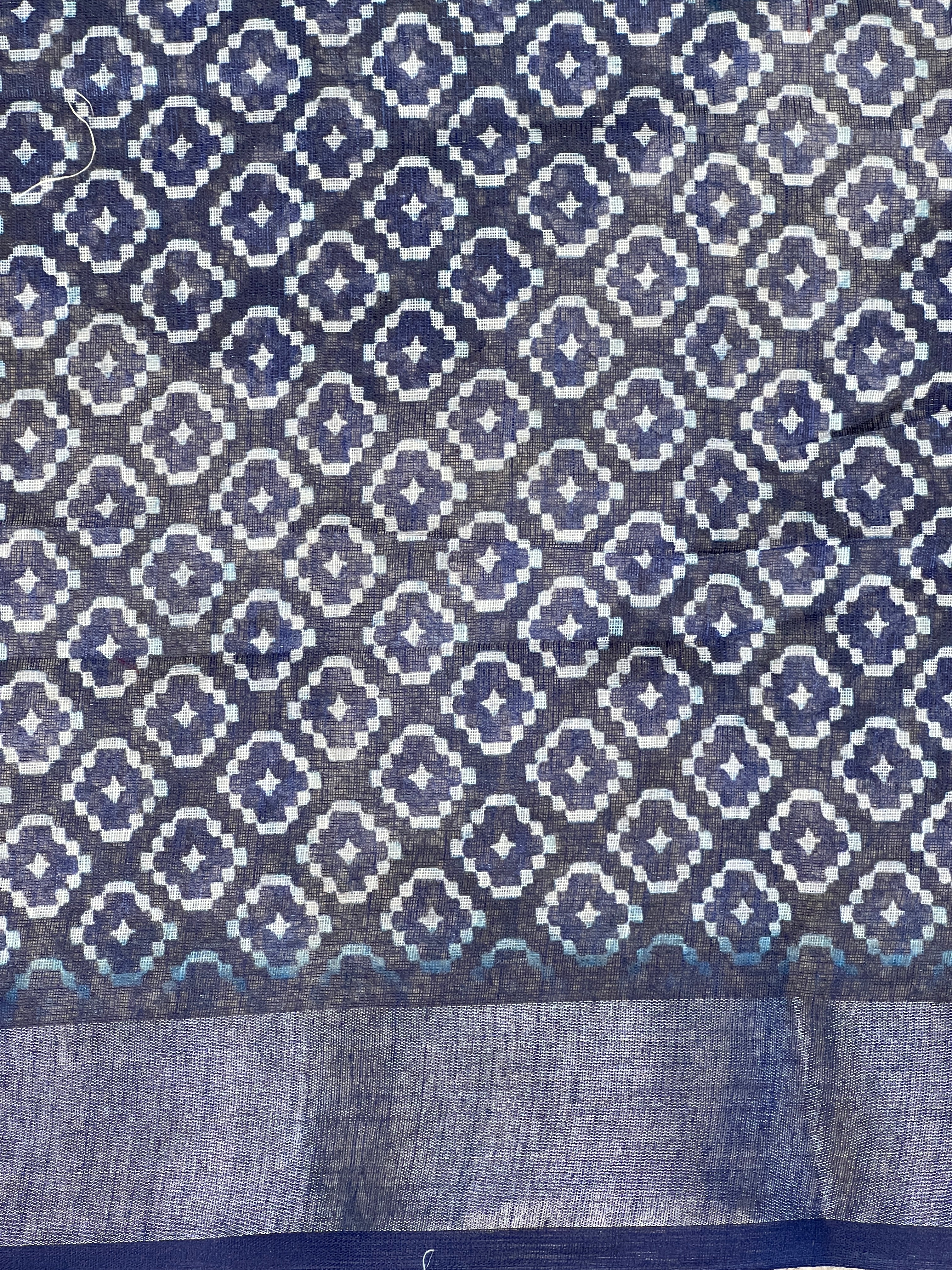 Digital Printed Linen Finish Saree | BLD1870