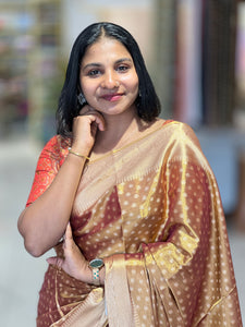 Banarasi Weaved Pattern Tissue Saree | NN115
