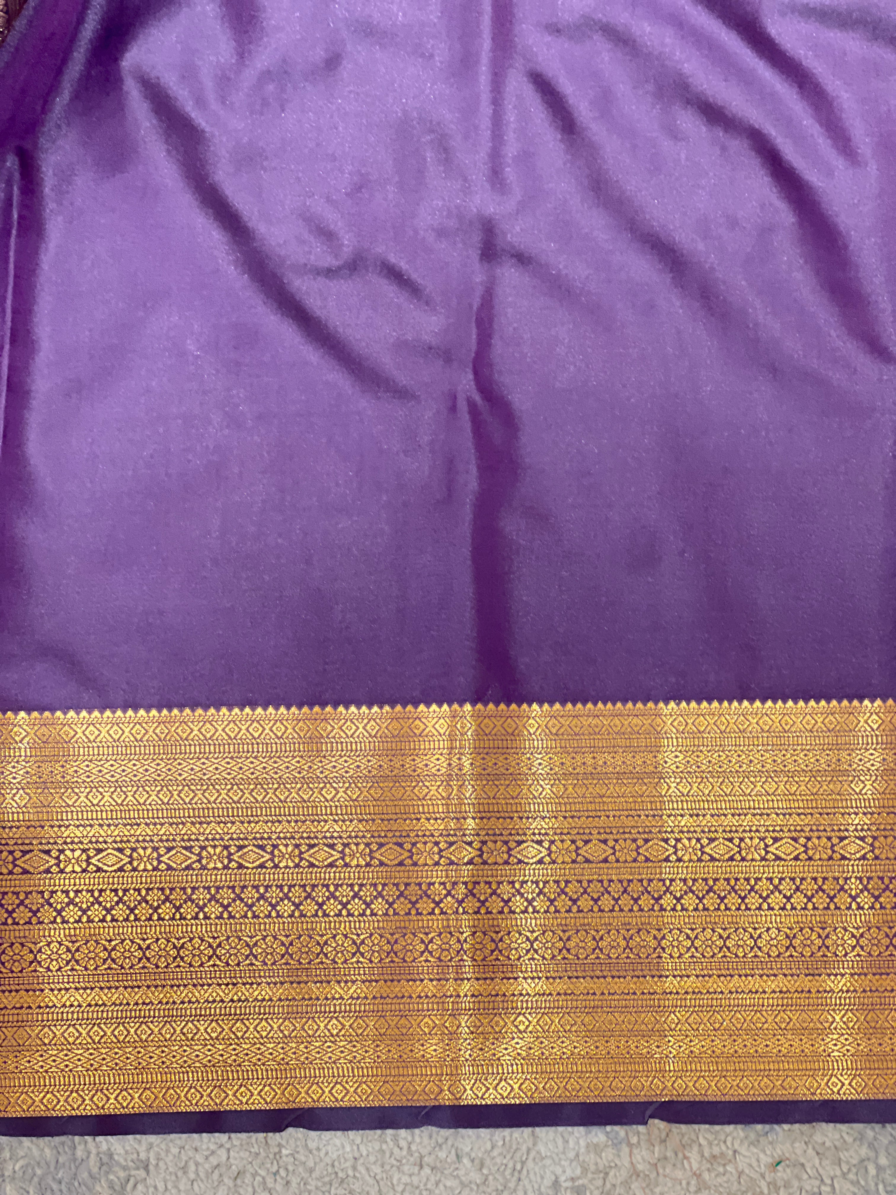 Check Patterned Buta Woven Soft Silk Saree | RVS334