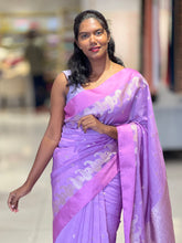 Paisley Patterned Chanderi Finish Saree | NN144