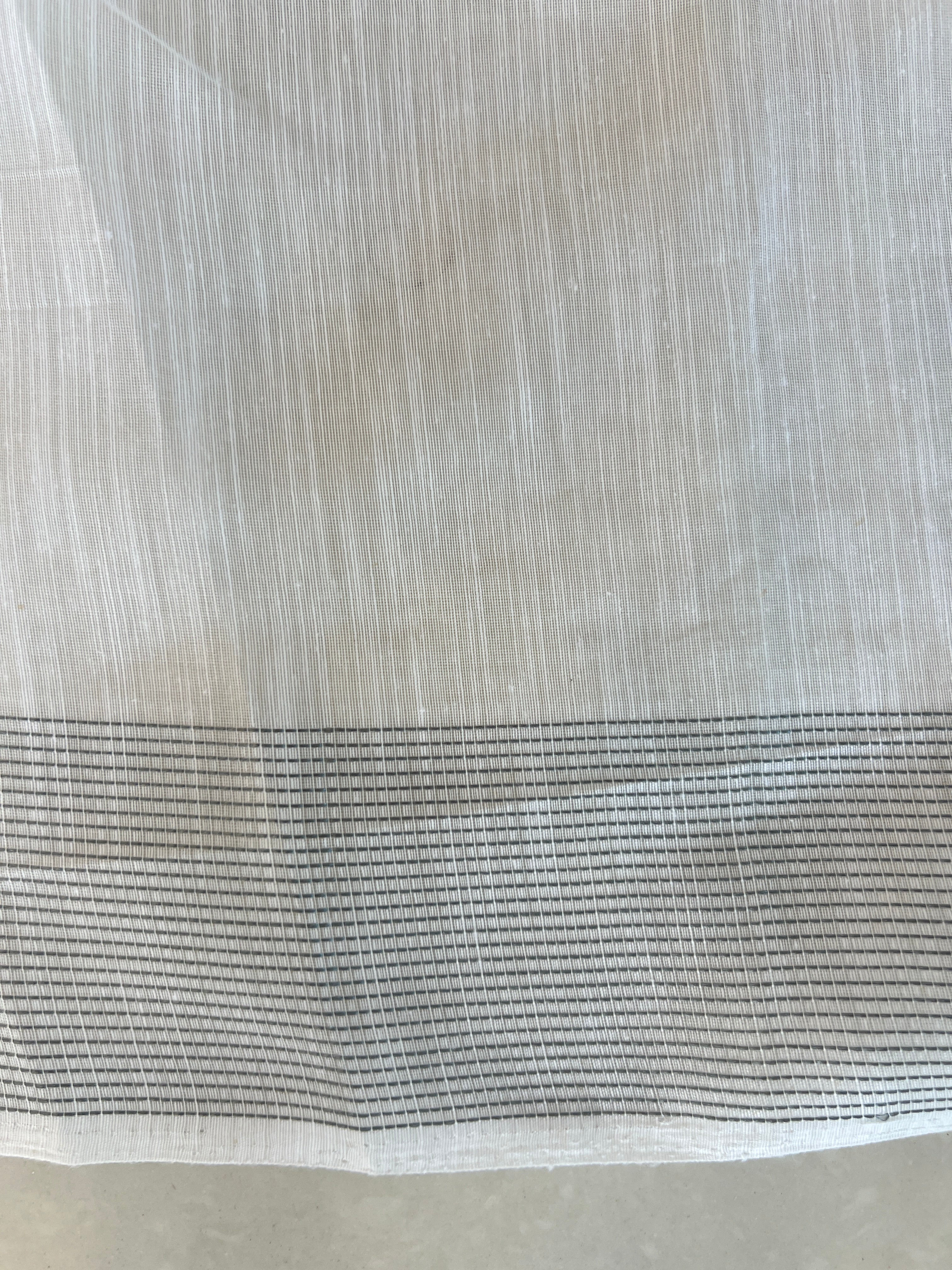 Machine Embroidery Organdy Saree | VNC114