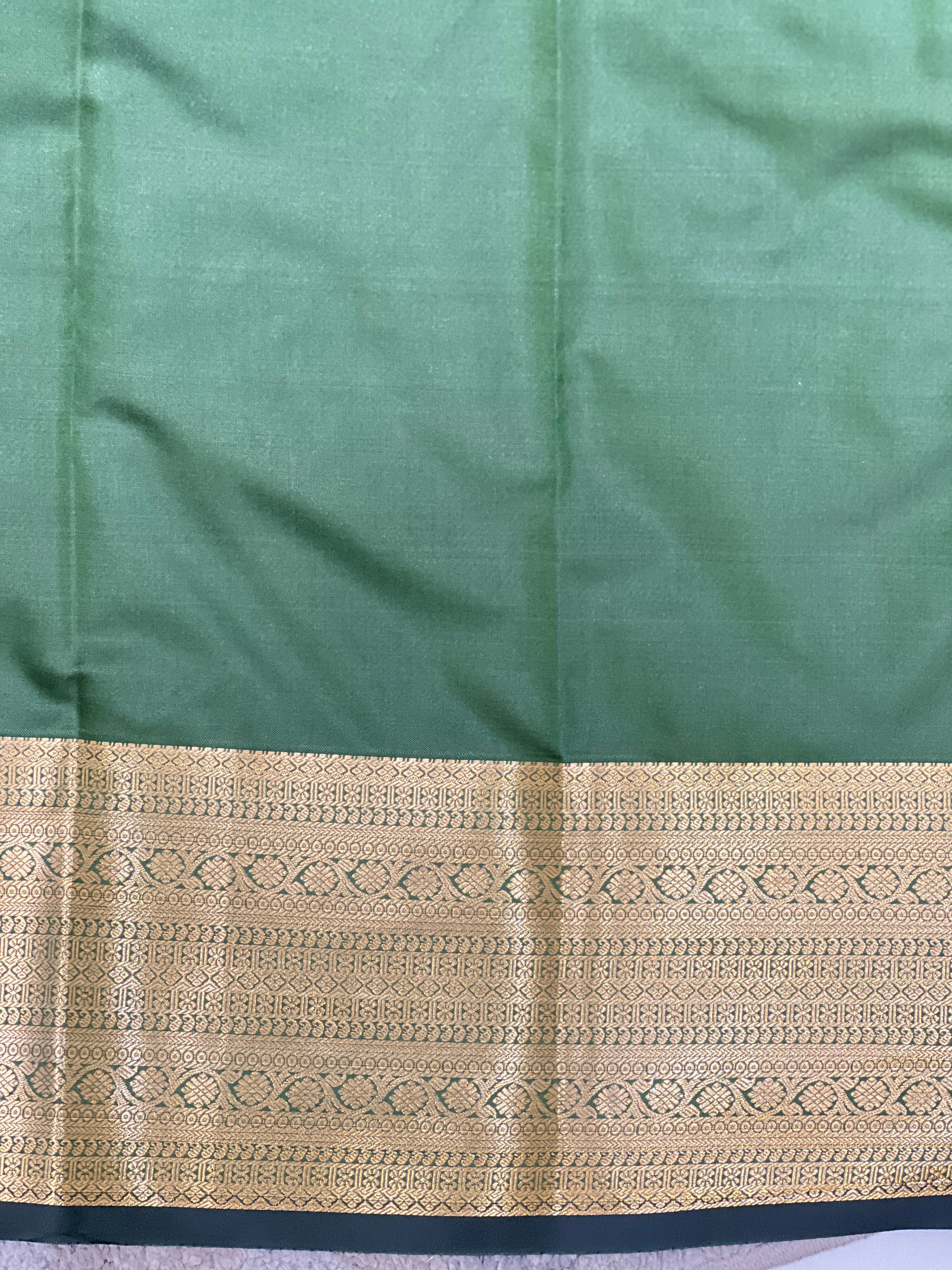 Check Patterned Soft Silk Saree | RVS332