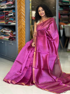 Zari Weaved Tussar Silk Saree | PD893