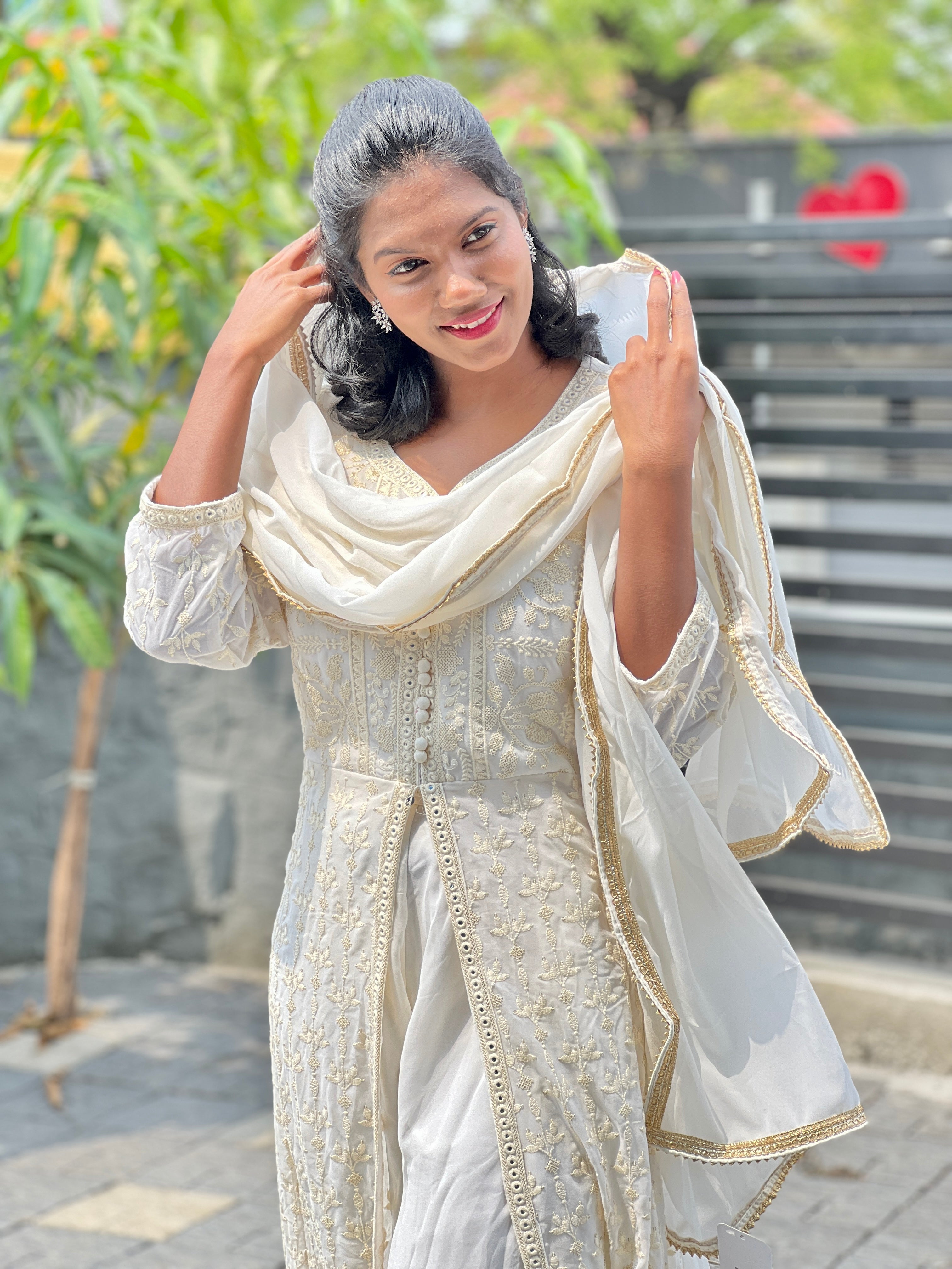 Embroidery Georgette Kurta Set |SAD111