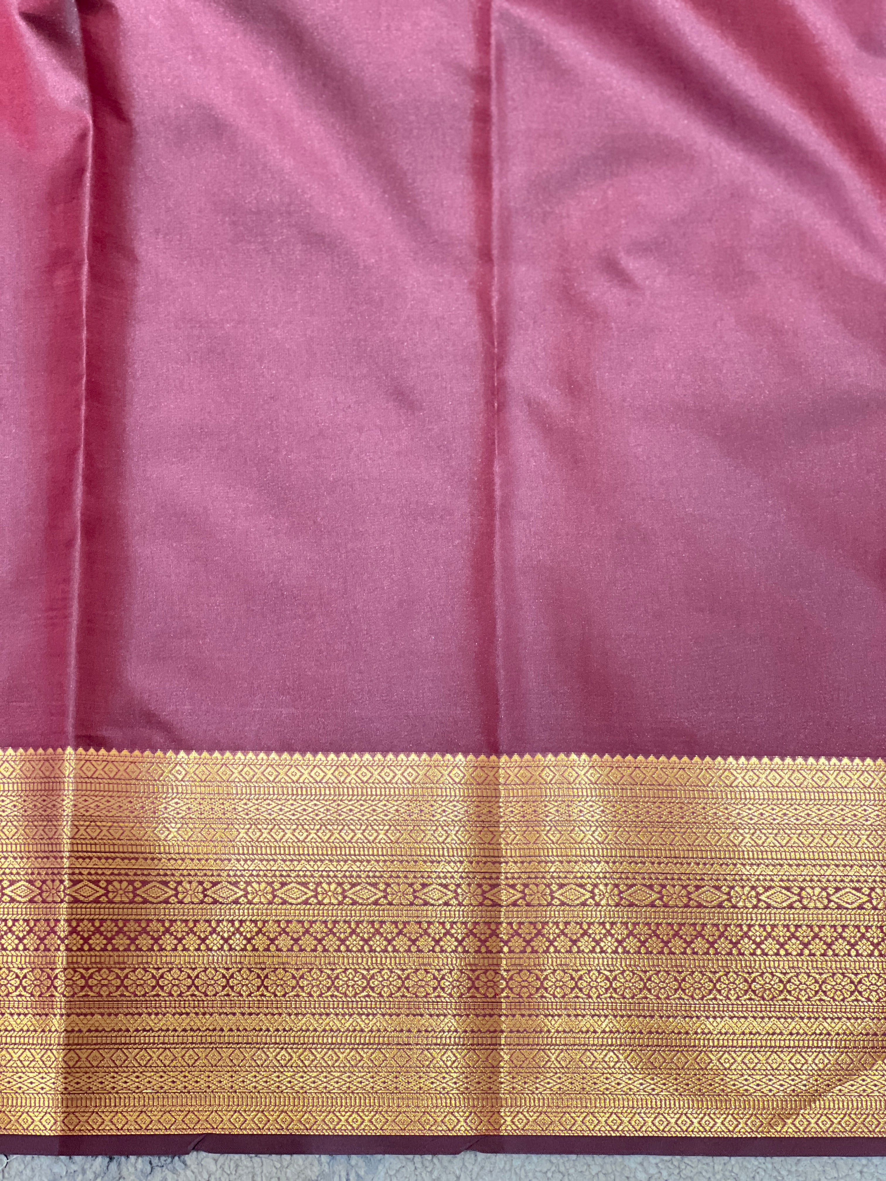 Check Patterned Buta Woven Soft Silk Saree | RVS331