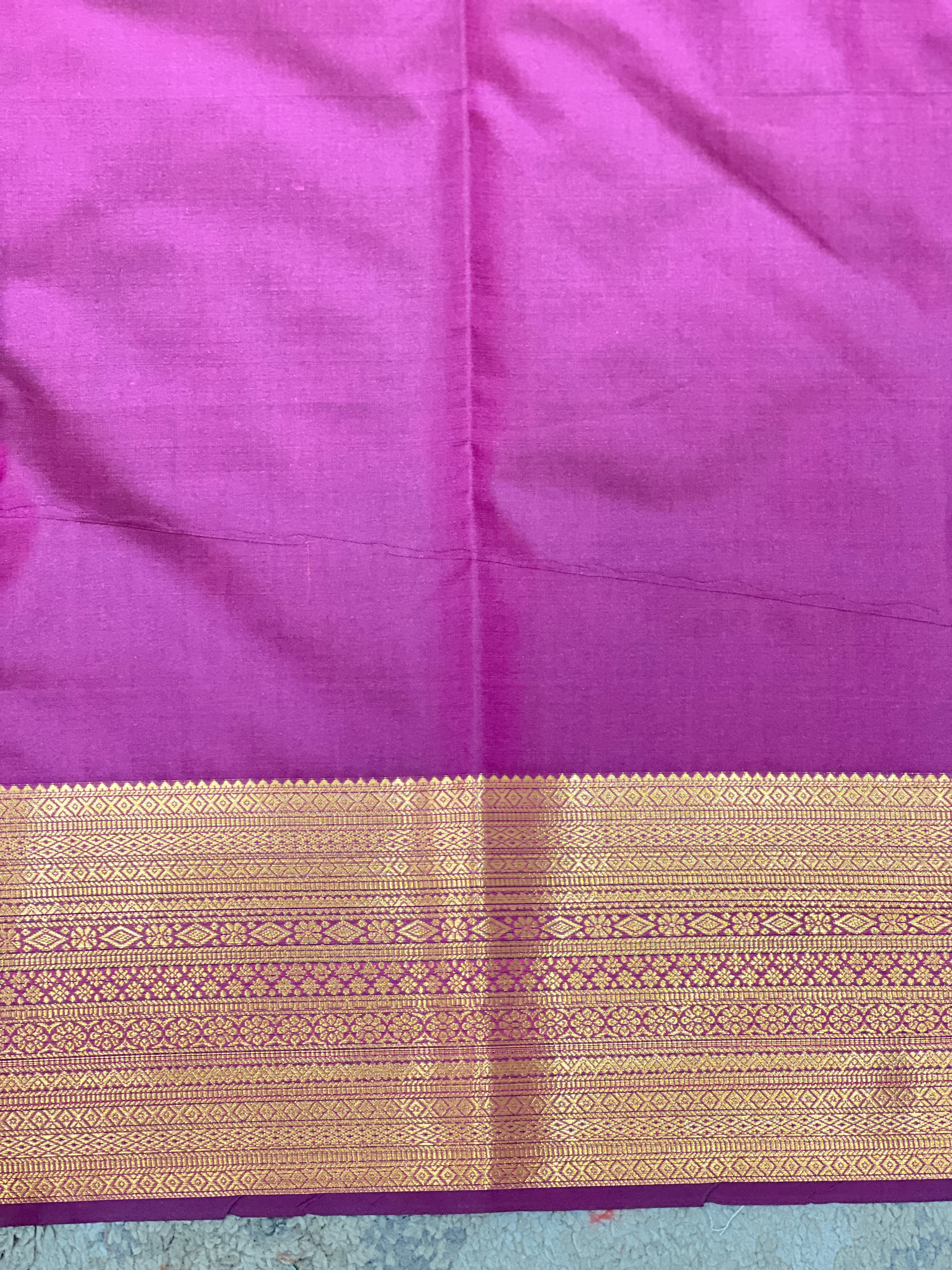 Check Patterned Soft Silk Saree | RVS335