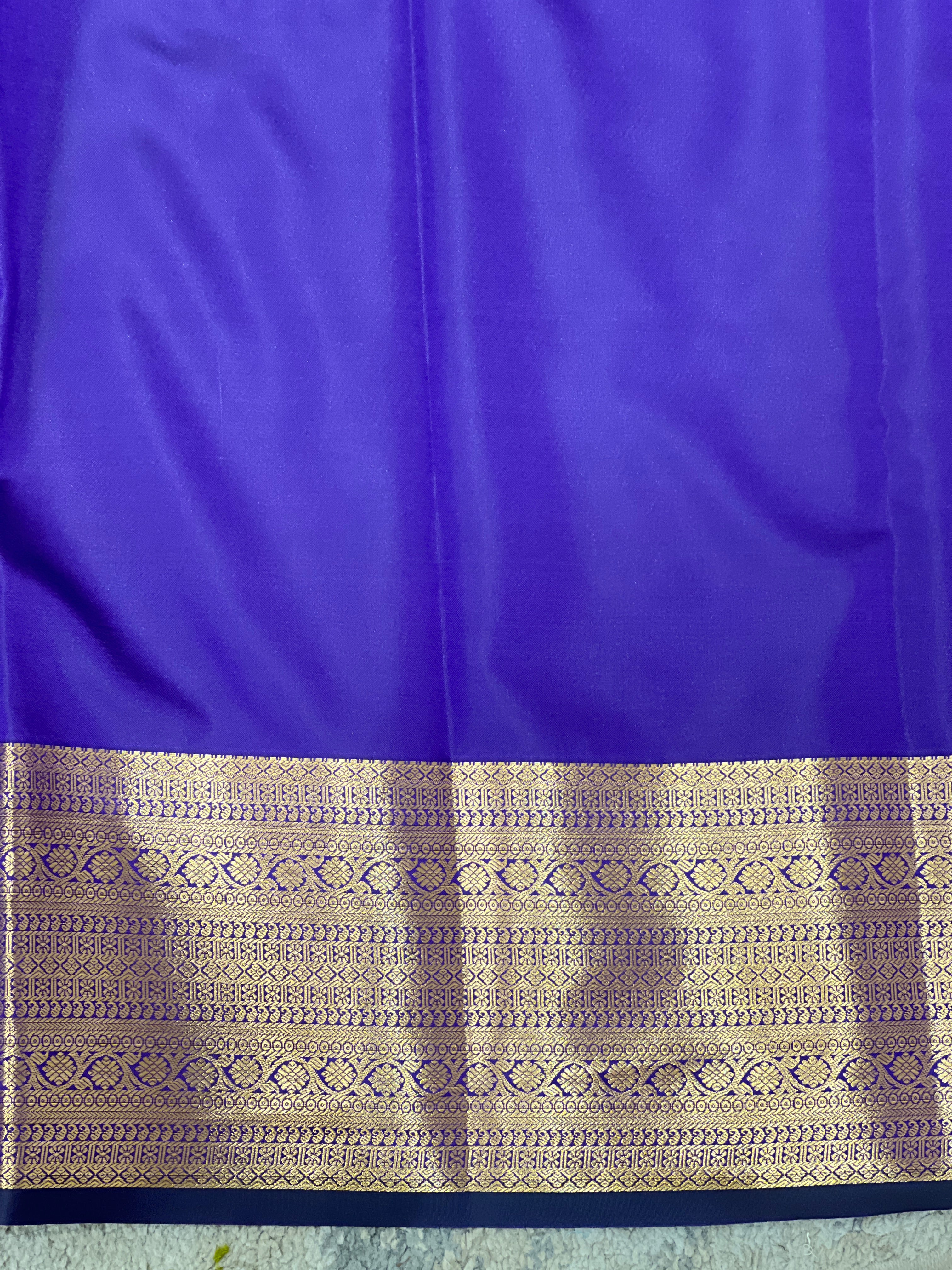 Check Patterned Soft Silk Saree | RVS329
