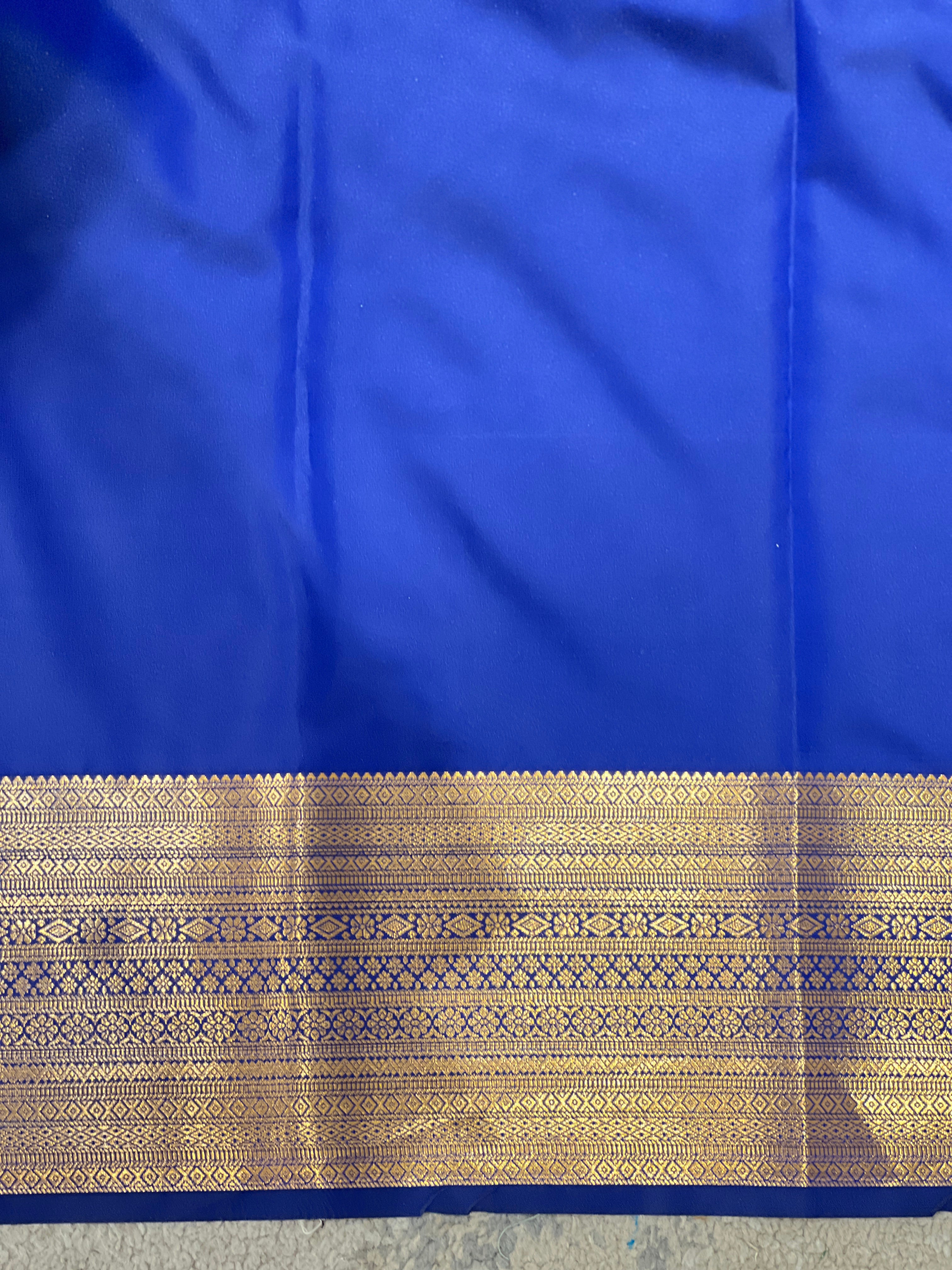 Check Patterned Soft Silk Saree | RVS337