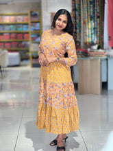 Floral Print Pattern Pure Cotton Kurta | OS464