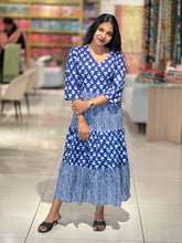 Floral Print Pattern Pure Cotton Kurta | OS465