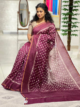 Batik Printed Chanderi Silk Saree | RGD458