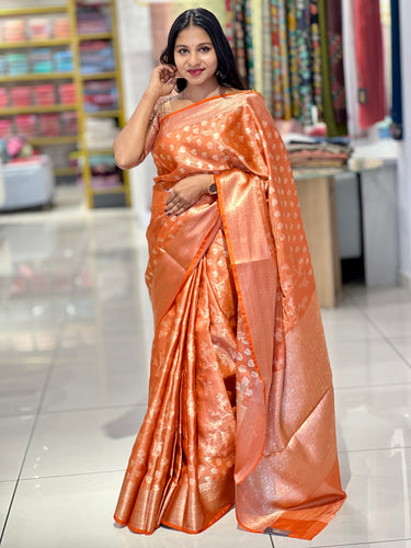 Brocade Pattern Tissue Banarasi  Saree | NN316