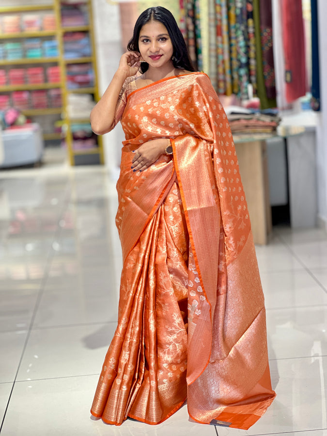 Brocade Pattern Tissue Banarasi  Saree | NN316