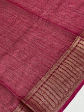 Block Printed Silk Chanderi Saree | RGD509