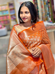 Brocade Pattern Tissue Banarasi  Saree | NN316