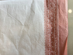 Printed Border Detailed Voile Cotton Saree | VNC103