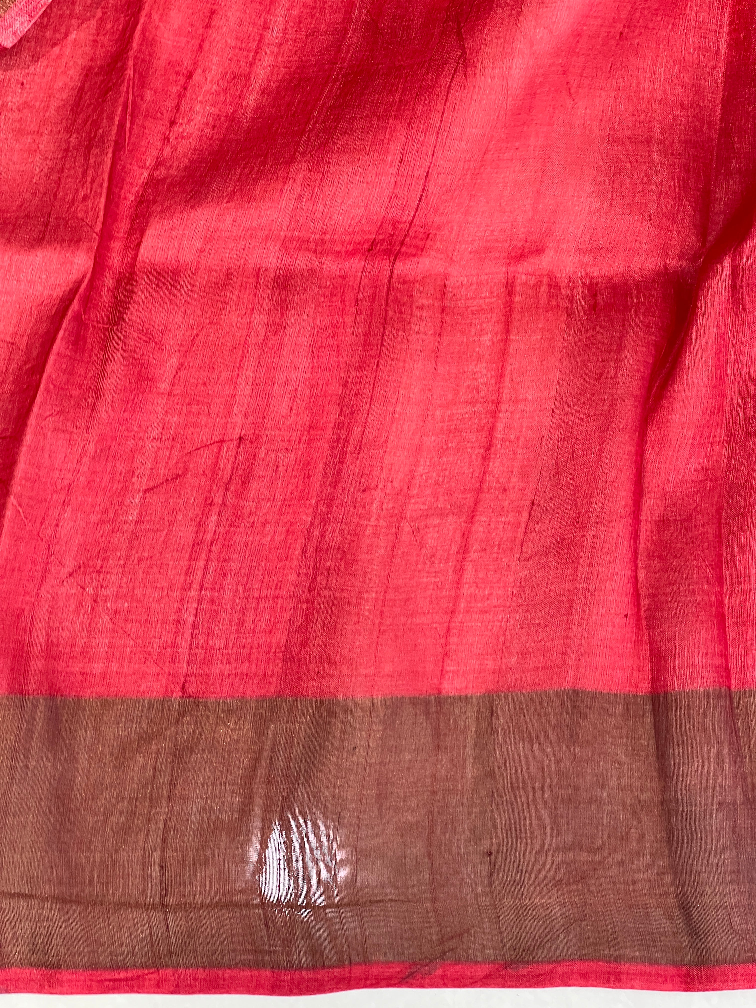 Digital Printed Pure Tussar Saree | RGD1029