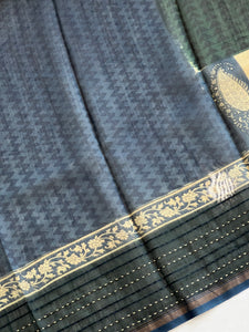 Block Printed  Chanderi Silk Saree | RGD446