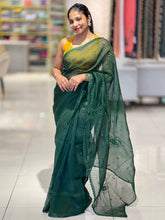 Mirror & Crochet Lace Detailed Kota Saree | SF1347