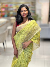 Block Printed Supernet Kota Saree | SF1308