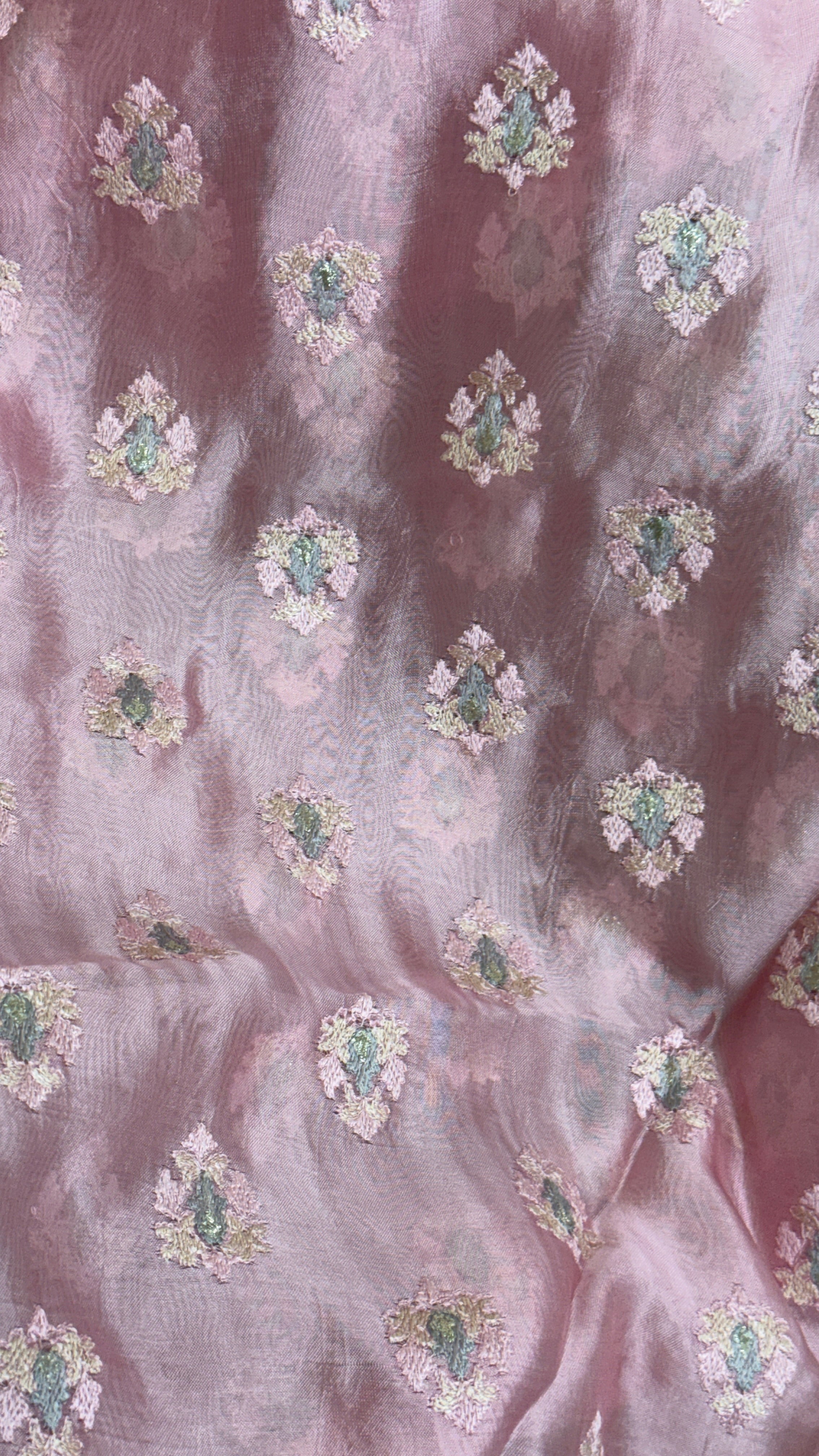 Banarasi Woven Silk Organza Running Material | RMFC297