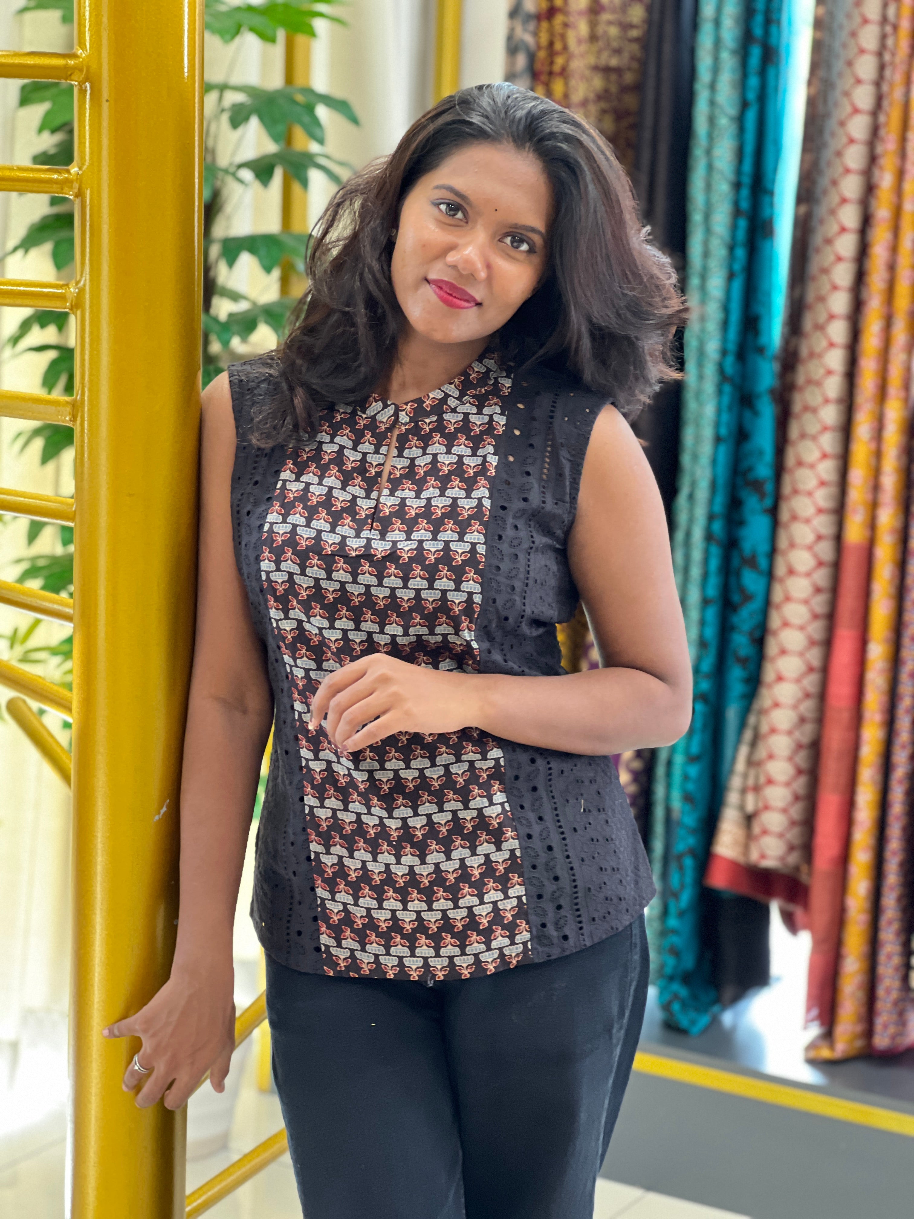 Printed Hakoba Cotton Kurta | DNT846