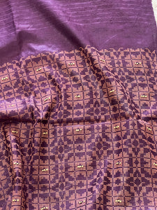 Floral Embroidery Detailed Bhagalpuri Saree | BLD700