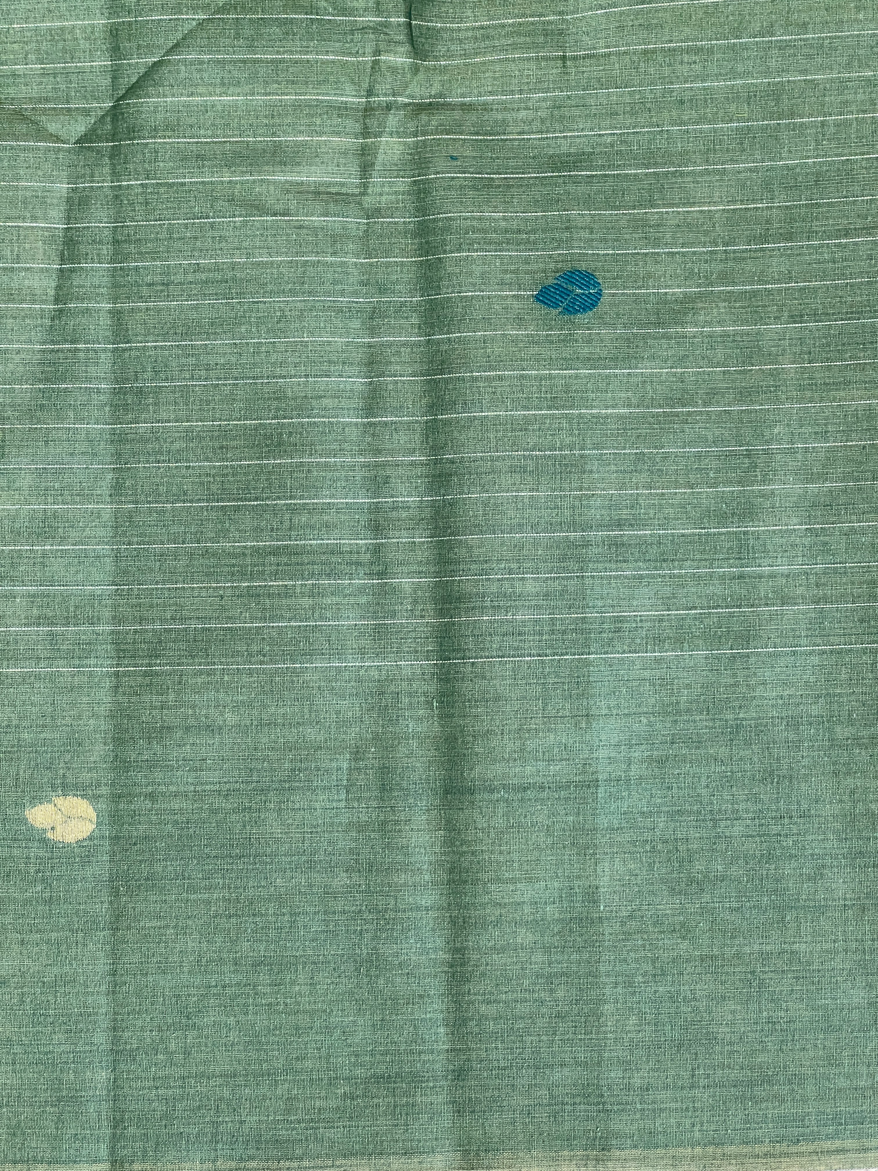 Floral Patterned Chanderi Finish Saree | YNG697