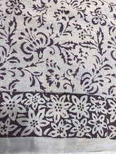 Block Printed Supernet Kota Saree | SF1314