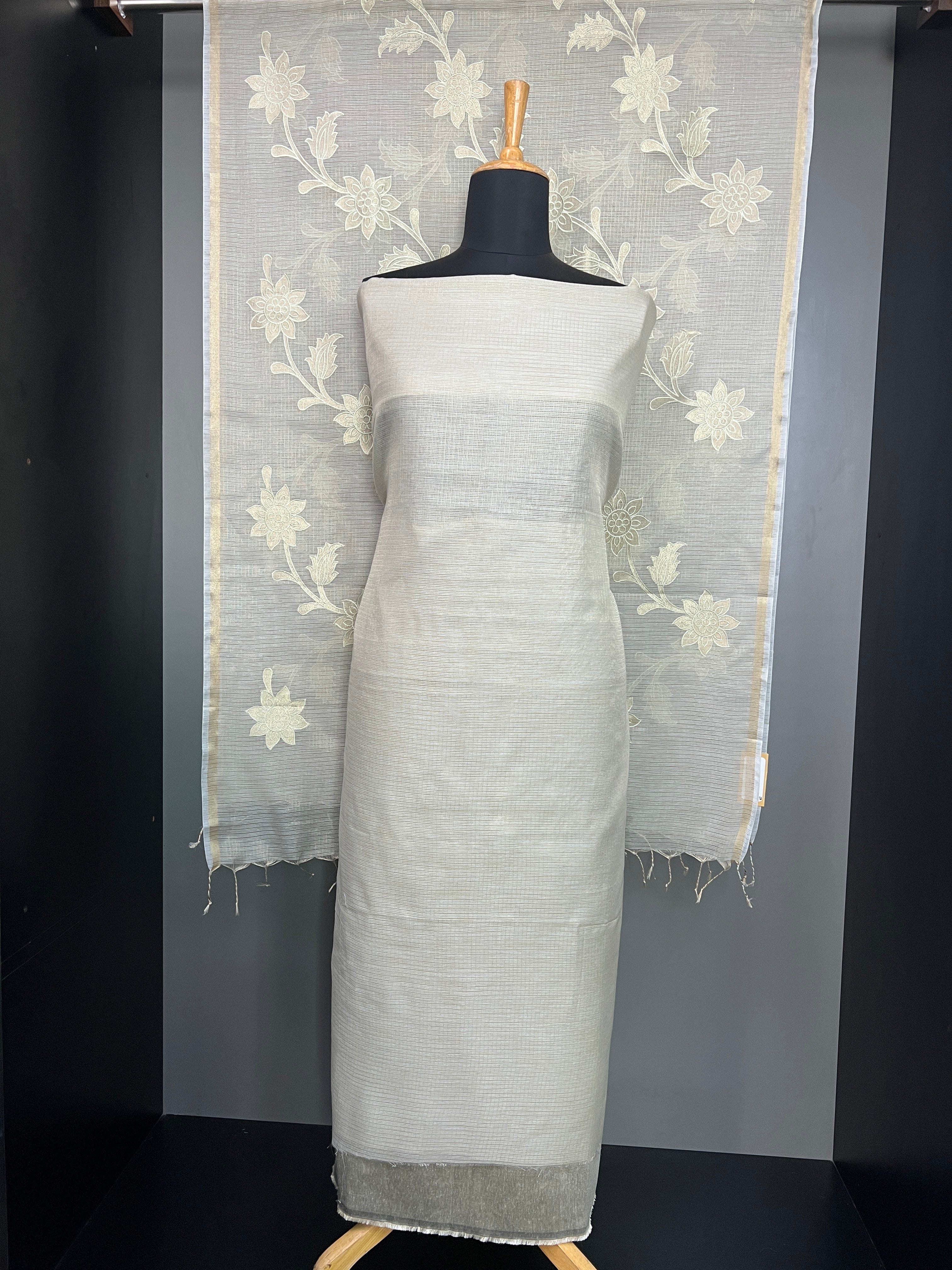 Solid Tissue Organza Salwar Set | MR418