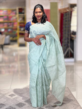 Machine Embroidered Organza Saree | YNG540